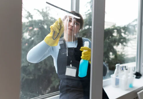 Nettoyage de vitres intérieures et extérieures à Saint-Martin-Osmonville